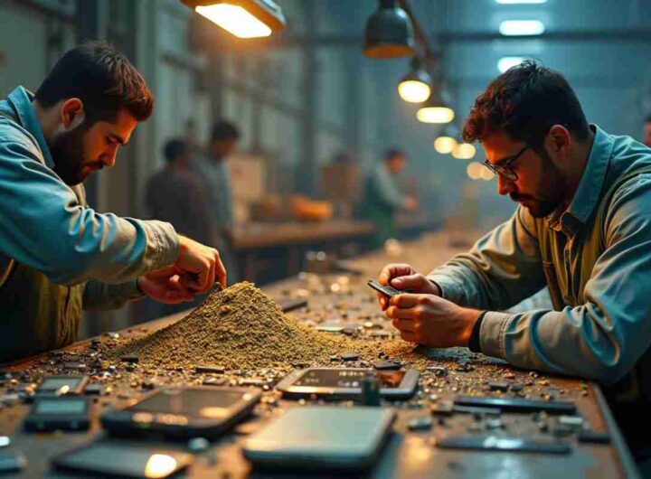 Riciclo smartphone, nuova tecnica recupera fino a 450 mg di oro 22 carati each