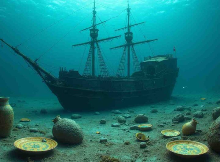 Ritrovata nave mercantile italiana del XVI secolo: mistero per oggetti moderni a bordo